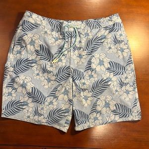 Johnnie-O, XL Swimsuit, Blue Tropical